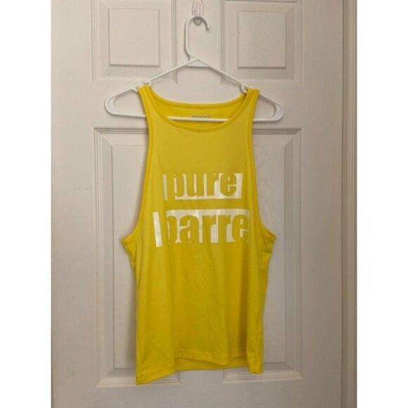 Pure Barre by Splits59 Yellow Tank (Size Small) - Picture 4 of 4